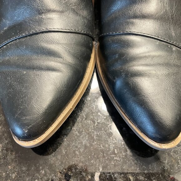 Universal Thread Open Side Black Booties Size 7 - Picture 5 of 8